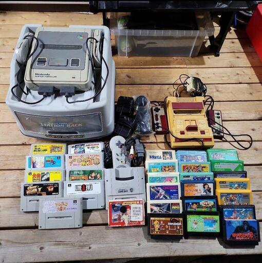ファミリーコンピューター　スーパーファミコン　すべてセット