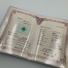 売り切れました。Pt900 プラチナ900 エメラルドリング ダイヤモンド 