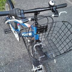 中古子供自転車2896 22インチ 6段ギヤなし ダイナモライト 身長