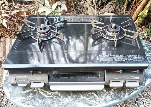 グリル付ガステーブル【リサイクルフカツ岡崎倉庫店】250609NA-06