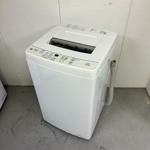 A4491 アクア 全自動洗濯機 AQW-S6E8 生活家電 6.0Kg