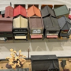 ジオラマ　昭和街並み