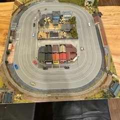 ジオラマ　昭和街並み