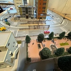 ジオラマ 商用ビル街並み