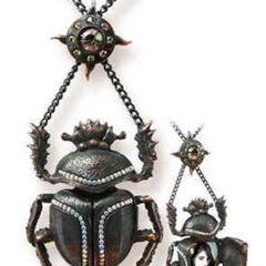 ALCHEMY GOTHIC: BLACK SUN KHEPRI pendant