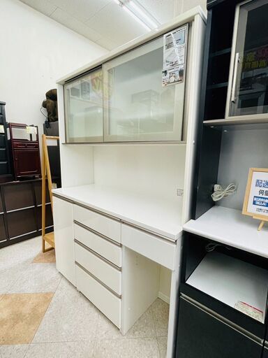 ⭐NITORI(ニトリ) 2面レンジボード ✨定価￥169,000✨ モイス機能 ソフトクローズ フルオープン⭐ 924