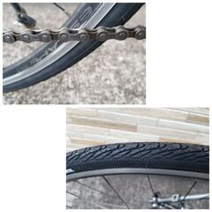 中古自転車 3×8段変速 475mm クロスバイク 軽整備済み 防犯登録対応 町田市 相模原市 MM106