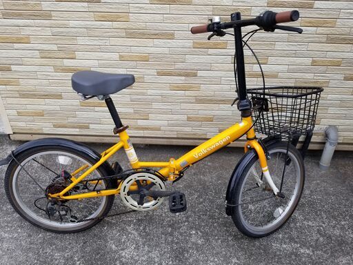 中古自転車 6段変速 20インチ ライト無し 軽整備済み 防犯登録対応 町田市 相模原市 MM110