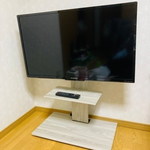 フナイ液晶テレビ40インチ　2017年製テレビスタンド