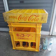 2月14日まで   昭和レトロ  コカ・コーラとキッコーマンの専用箱