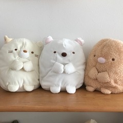 すみっこぐらし　ぬいぐるみ3体