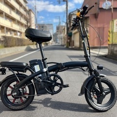 フル電動自転車 充電器・予備バッテリー付き