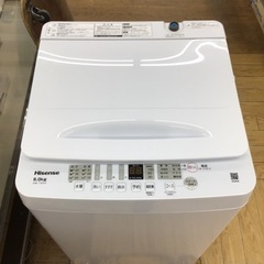 #A-95【ご来店頂ける方限定】Hisenseの6、0Kg洗濯機です