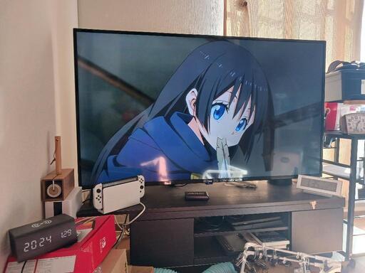 4K対応テレビ　55型　22年11月新品購入