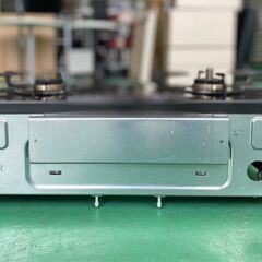 大阪⭐️エコマックス♻️「S202」2022年式 リンナイ グリル付ガステーブル 左強火力 ガスコンロ 都市ガス KG35NBKL【大阪市プレミアム付商品券🎫利用可能！】