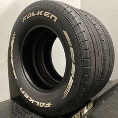 FALKEN W11 195/80R15 107/105N LT 15インチ 夏タイヤ 2本 20年製 バリ溝 ホワイトレター キャラバン ハイエース等　(MTQ126)クレジットカード QRコード決済可能 FALKEN W11 195/80R15 107/105N LT 15インチ 夏タイヤ 2本 20年製