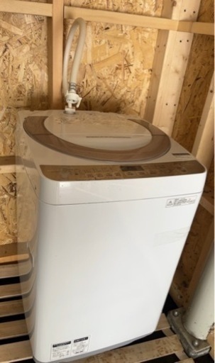 SHARP シャープ 洗濯機 ES-KS70T 2018年製 7.0kg