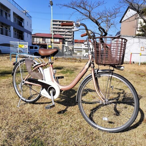 【商談中】サドル他新品! 大容量12Ah+軽量モデル!  パナソニック ビビ・LU 電動アシスト自転車 マットピンク