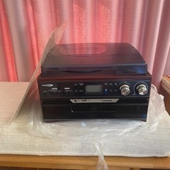 レコード、CD、USB、SD、ラジオプレーヤー（レコードつき）