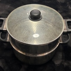 ステンレス製　蒸し鍋
