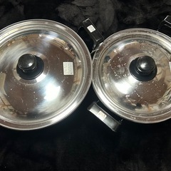 ステンレス製鍋　２種
