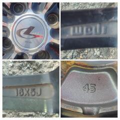 16㌅アルミホイール(weds LEONIS VX )と16㌅タイヤ(GOOD YEAR EAGLE LS2000)の4本セット