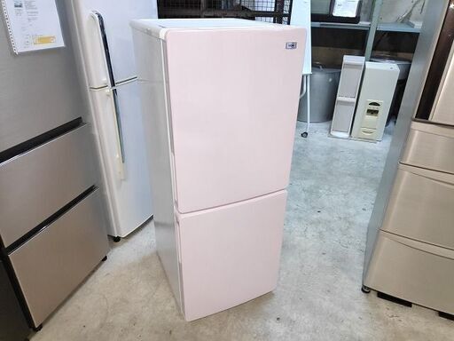 ハイアール　JR-NF148B　２ドア冷蔵庫　ピンク、白色　148L『美品中古』2019年