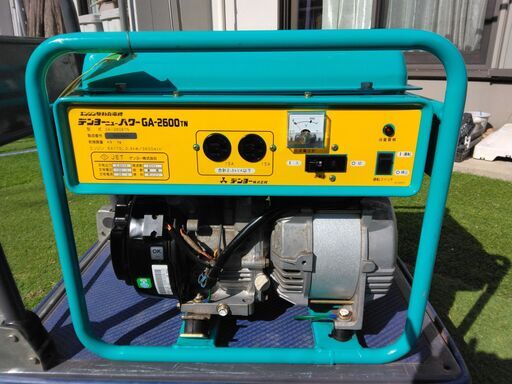 発電機　Denyo　デンヨー　ニューパワー　GA-2600TN　運転時間の少ない超美品　中古