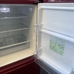 2】AQUA アクア 2020年製 2ドア 168L 冷凍冷蔵庫 AQR-17J 0303-27