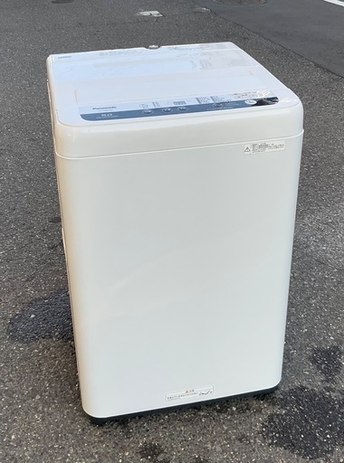 【RKGSE-118】特価！Panasonic/5kg/全自動洗濯機/NA-F50B12J/中古品/2019年製/当社より近隣地域無料