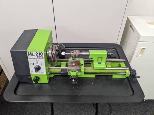 [ST1078] 中古 訳アリ TOYO トヨ 卓上 小型旋盤 ML-210  現状販売　神田店舗