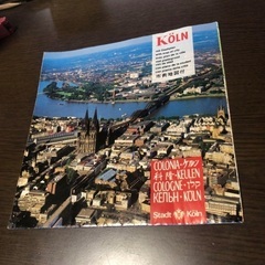 ドイツ•ケルン市のパンフレット（市街地図付）Köln Cologne