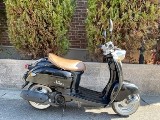 整備済み エンジン絶好調 グリップ ミラーバッテリー新品 すぐ乗れます YAMAHA ビーノ2スト 原付き  Uber Eats