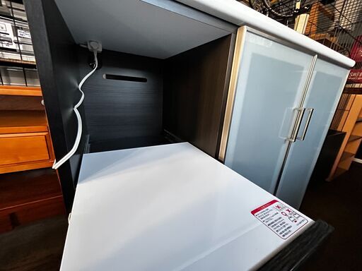 値下げ！オンザコーナー ニトリ カウンターNポスティア 120 bk キッチンボード 縦1000 横1200 奥行500mm - 食器棚、キッチン収納