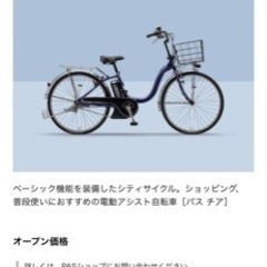 YAMAHA PAS CHER 電動アシスト自転車