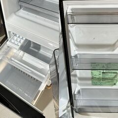 ②★TOSHIBA 東芝★ 冷蔵庫 ２ドア GR-U15BS 2023年 153L 黒 高年式 コンパクト オシャレ 新生活 一人暮らし