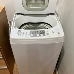 日立製タテ型洗濯機　差し上げます。
