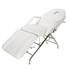  フェイシャルベッド ロングワイド (有孔) 長さ183×幅63×高さ63cm ホワイト