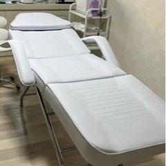  フェイシャルベッド ロングワイド (有孔) 長さ183×幅63×高さ63cm ホワイト