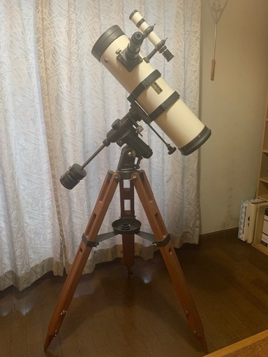 天体望遠鏡 D=100mm F=600mm + 接眼レンズ付属