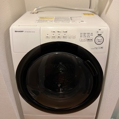 シャープ　ES-S7G-WL ドラム式洗濯乾燥機　真下排水継手セ...