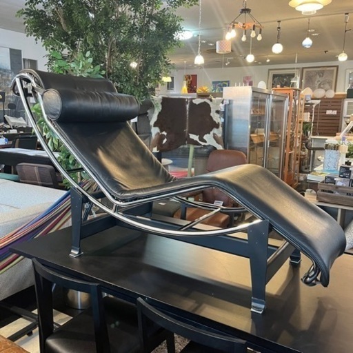 【正規品】 Cassina IXC. カッシーナ イクスシー LC4 シェーンズロング セミアニリンレザー チェア