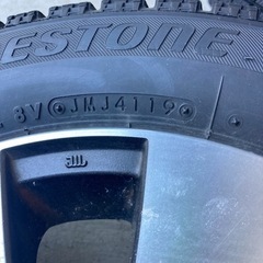 155/65R14 ブリヂストン  VRX ワゴンR純正ホイール付き　4本