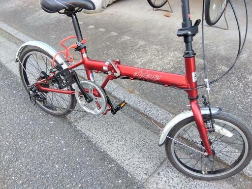 (相手決まりました)　美品中古折り畳み自転車