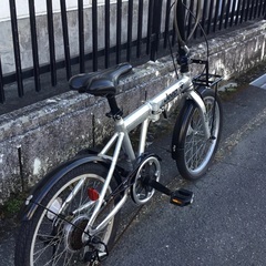 整備済・良品＞ジープ・Jeep 20インチ折りたたみ自転車・リンクル塗装