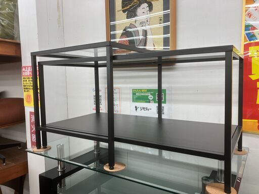 IKEA イケア ガラステーブル ２点セット No.604● ※現金、クレジット、スマホ決済対応※