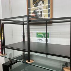 IKEA イケア ガラステーブル ２点セット No.604● ※...