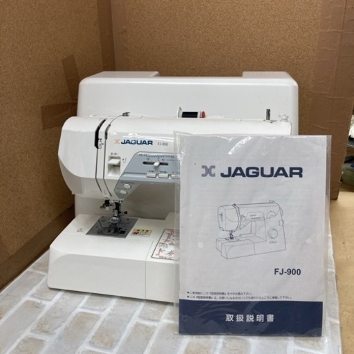 S265 ⭐ JAGUAR スーパー自動糸通し 電子ミシン FJ-900 11年製⭐ 動作確認済 ⭐ クリーニング済