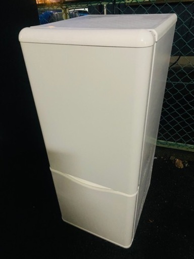 【2】YAMAZEN ドア冷蔵庫 YFRA-F150(W) 0129-112