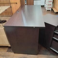 ★【オフィスデスク＋ワゴン セット】シンプルデザイン  キャスター付きインワゴン  机  💳自社配送時🌟代引き可💳※現金、クレジット、スマホ決済対応※   